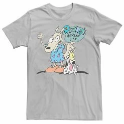 Licensed Character Men's Nickelodeon Rocko's Modern Life Show Intro Tee Royal Heather -Licensed Character Shop unnamed file 21627