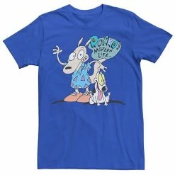Licensed Character Men's Nickelodeon Rocko's Modern Life Show Intro Tee Royal Heather -Licensed Character Shop unnamed file 21628