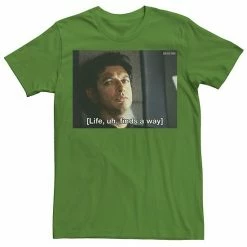 Licensed Character Men's Jurassic Park Life Finds A Way Goldblum Jeff Stare Tee Red Heather -Licensed Character Shop unnamed file 21636