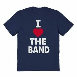 Licensed Character The Band Men's T-Shirt Navy -Licensed Character Shop unnamed file 21671