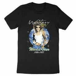 Licensed Character Men's Whitney Houston Tee Black -Licensed Character Shop unnamed file 21683
