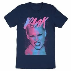 Licensed Character Men's Pink Tee Black -Licensed Character Shop unnamed file 21697