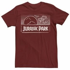Licensed Character Men's Jurassic Park Spray Painted Stencil Logo Tee Black -Licensed Character Shop unnamed file 21714