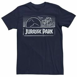 Licensed Character Men's Jurassic Park Spray Painted Stencil Logo Tee Black -Licensed Character Shop unnamed file 21715