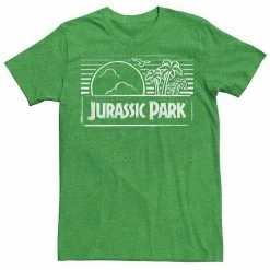 Licensed Character Men's Jurassic Park Spray Painted Stencil Logo Tee Black -Licensed Character Shop unnamed file 21716