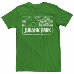 Licensed Character Men's Jurassic Park Spray Painted Stencil Logo Tee Black -Licensed Character Shop unnamed file 21717