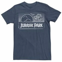 Licensed Character Men's Jurassic Park Spray Painted Stencil Logo Tee Black -Licensed Character Shop unnamed file 21718