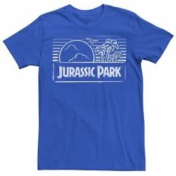 Licensed Character Men's Jurassic Park Spray Painted Stencil Logo Tee Black -Licensed Character Shop unnamed file 21720