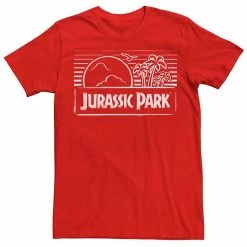 Licensed Character Men's Jurassic Park Spray Painted Stencil Logo Tee Black -Licensed Character Shop unnamed file 21723