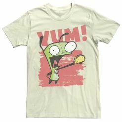Licensed Character Men's Invader Zim Gir Yum! Paint Smear Tee Red -Licensed Character Shop unnamed file 21729
