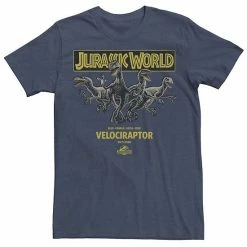 Licensed Character Men's Jurassic World Blue, Charlie, Delta & Echo Pack Tee Navy -Licensed Character Shop unnamed file 21779