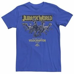 Licensed Character Men's Jurassic World Blue, Charlie, Delta & Echo Pack Tee Navy -Licensed Character Shop unnamed file 21786