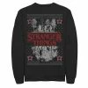 Licensed Character Men's Netflix Stranger Things Ugly Christmas Sweater Style Sweatshirt -Licensed Character Shop unnamed file 2181