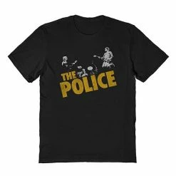Licensed Character Men's The Police Tee Gray