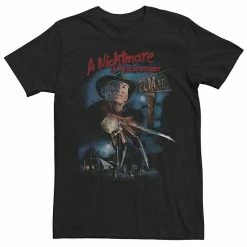 Licensed Character Big & Tall A Nightmare On Elm Street Freddy Poster Fade Tee