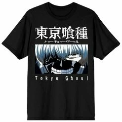 Licensed Character Men's Toyko Ghoul Face Closeup Tee