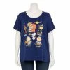 Licensed Character Plus Size Peanuts Halloween Graphic Tee -Licensed Character Shop unnamed file 2204