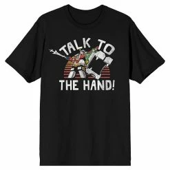Licensed Character Men's Voltron Talk To The Hand Tee