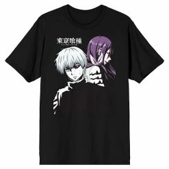 Licensed Character Men's Tokyo Ghoul Kaneki & Rize Tee