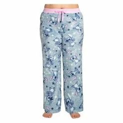 Licensed Character Plus Size Disney's Lilo & Stitch Fleece Pajama Pants