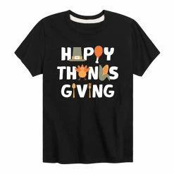Licensed Character Boy's 8-20 Happy Thanksgiving Tee