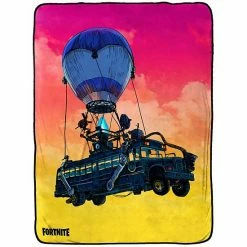 Licensed Character Fortnite Bus Loading Screen Blanket
