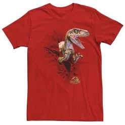 Licensed Character Men's Jurassic Park Ripping Velociraptor Graphic Tee Athletic Heather -Licensed Character Shop unnamed file 22417