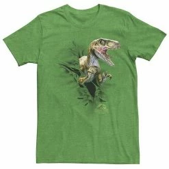 Licensed Character Men's Jurassic Park Ripping Velociraptor Graphic Tee Athletic Heather -Licensed Character Shop unnamed file 22420
