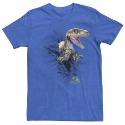 Licensed Character Men's Jurassic Park Ripping Velociraptor Graphic Tee Athletic Heather -Licensed Character Shop unnamed file 22422
