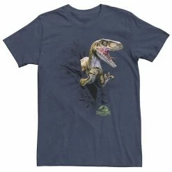 Licensed Character Men's Jurassic Park Ripping Velociraptor Graphic Tee Athletic Heather -Licensed Character Shop unnamed file 22424