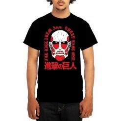 Licensed Character Men's Attack On Titan Tee Black -Licensed Character Shop unnamed file 22429