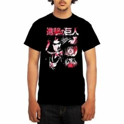 Licensed Character Men's Attack On Titan Tee Navy -Licensed Character Shop unnamed file 22433