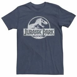 Licensed Character Men's Jurassic Park White Distressed Circle Logo Graphic Tee Red -Licensed Character Shop unnamed file 22437