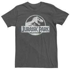 Licensed Character Men's Jurassic Park White Distressed Circle Logo Graphic Tee Red -Licensed Character Shop unnamed file 22440
