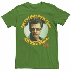Licensed Character Men's Jurassic Park Hate Being Right All The Time Tee Kelly Heather -Licensed Character Shop unnamed file 22463