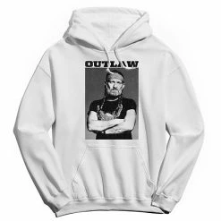 Licensed Character Men's Willie Nelson Outlaw Hoodie