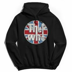 Licensed Character Men's The Who Distressed Union Jack Hoodie
