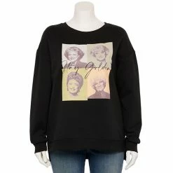 Licensed Character Plus Size Golden Girls Stay Golden Graphic Sweatshirt