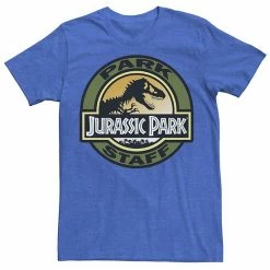 Licensed Character Men's Jurassic Park Staff Icon T-Rex Skeleton Tee Royal -Licensed Character Shop unnamed file 22550