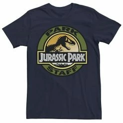 Licensed Character Men's Jurassic Park Staff Icon T-Rex Skeleton Tee Royal -Licensed Character Shop unnamed file 22555