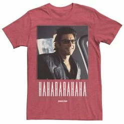 Licensed Character Men's Jurassic Park Ian Malcolm Hahararahaha Tee Charcoal Heather -Licensed Character Shop unnamed file 22567