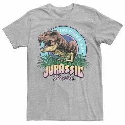 Licensed Character Men's Jurassic Park Life Finds A Way Vibrant Graphic Tee Black -Licensed Character Shop unnamed file 22575