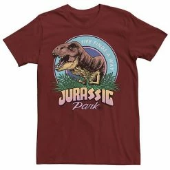 Licensed Character Men's Jurassic Park Life Finds A Way Vibrant Graphic Tee Black -Licensed Character Shop unnamed file 22576