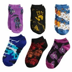 Licensed Character Boys Fortnite 6-Pack Ankle Socks