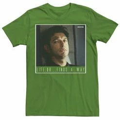 Licensed Character Men's Jurassic Park Ian Malcolm Life Finds A Way Graphic Tee Cardinal -Licensed Character Shop unnamed file 22597