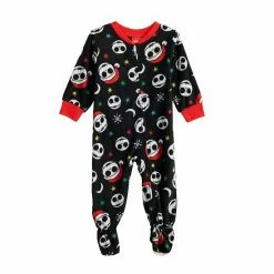 Licensed Character Baby Jammies For Your Families® The Nightmare Before Christmas Footed Pajamas