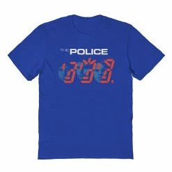 Licensed Character Men's The Police Tee Black -Licensed Character Shop unnamed file 22605