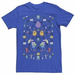 Licensed Character Men's Adventure Time Character Icon Collage Tee Charcoal -Licensed Character Shop unnamed file 22622