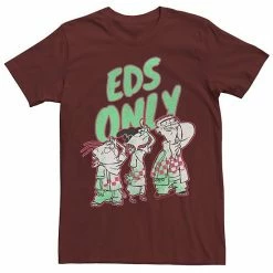 Licensed Character Men's Ed, Edd & Eddy Eds Only Portrait Tee Red -Licensed Character Shop unnamed file 22651