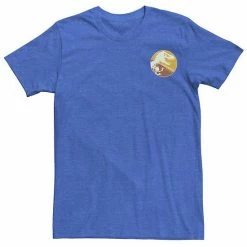 Licensed Character Men's Jurassic Park Split Colors T-Rex Logo Tee Royal Heather -Licensed Character Shop unnamed file 22679
